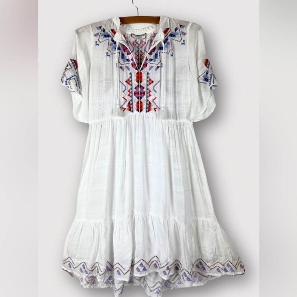 JOHNNY WAS
FLUTTER SLEEVE TIERED DRESS NWT - Picture 3 of 7